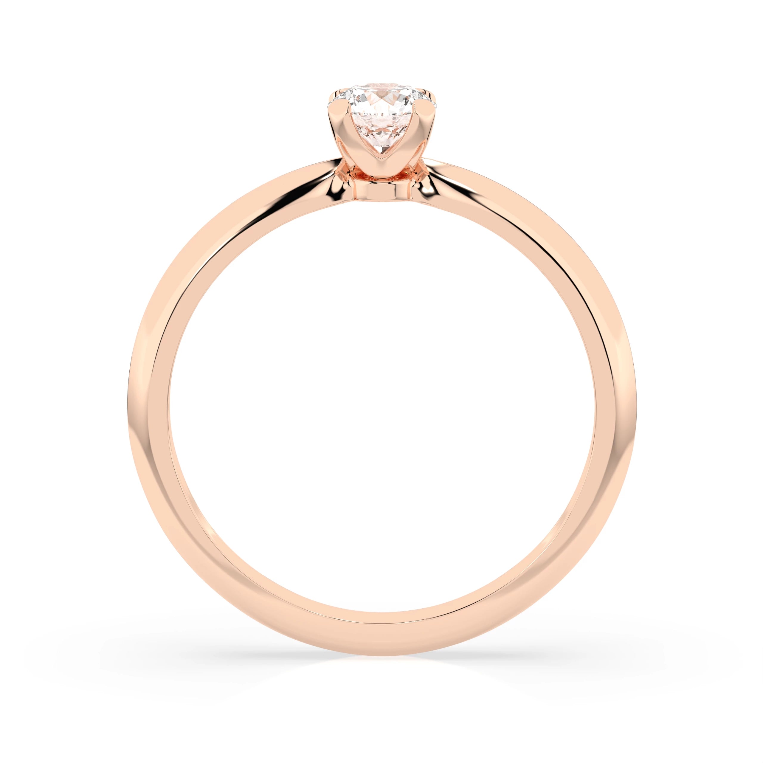 Solitaire Ring (Round), 0.3 ct — 101-10089(4.2)