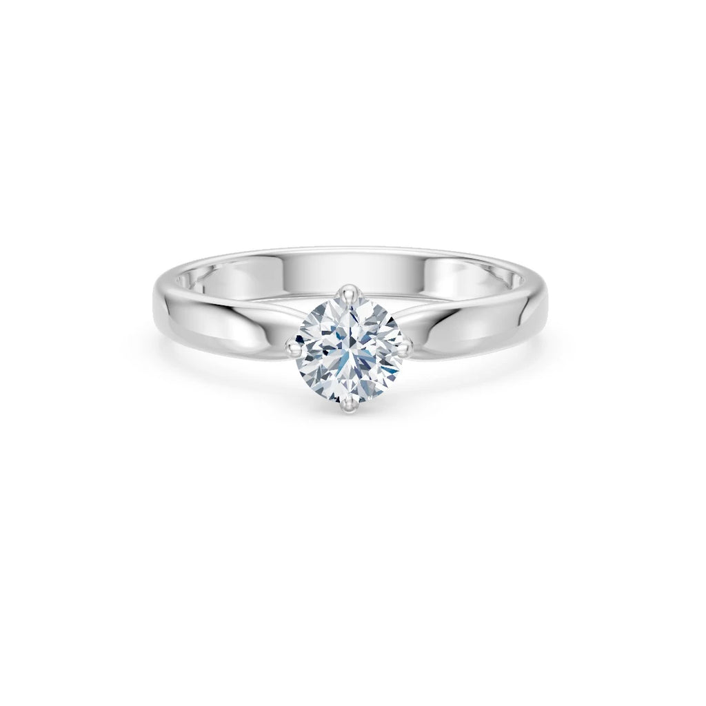 Solitaire Ring, 0.45 ct — 101-10041(4.8)