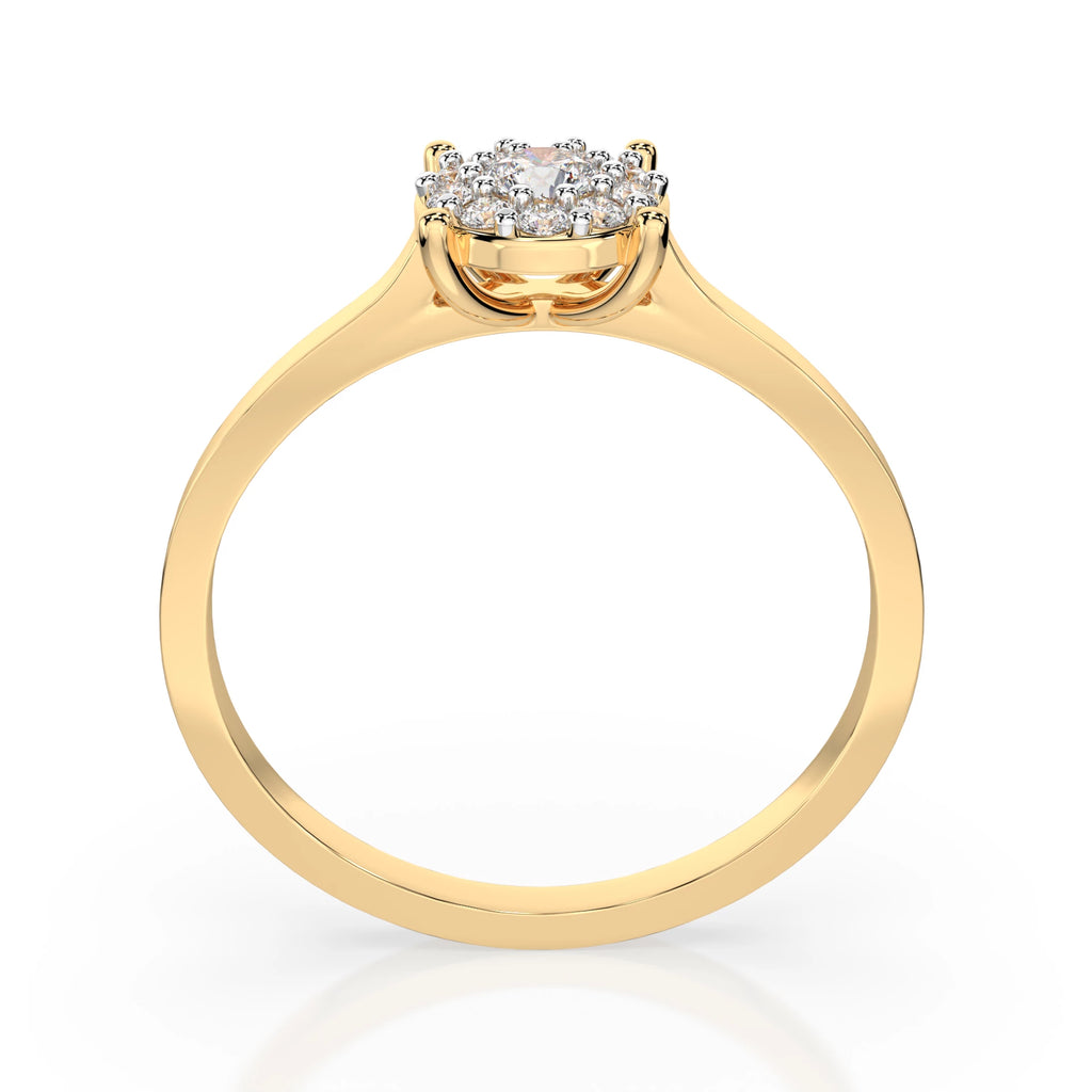 Solitaire Eternity Ring (Round), 0.06 ct — 101-10017/1(2.5)