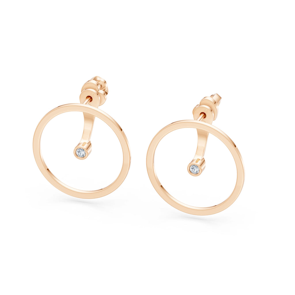 Minimalism Earring, 0.06 ct — 102-10077