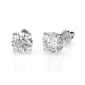 Solitaire Butterfly Earring (Round), 1.4 ct — 102-10012/1(5.7)
