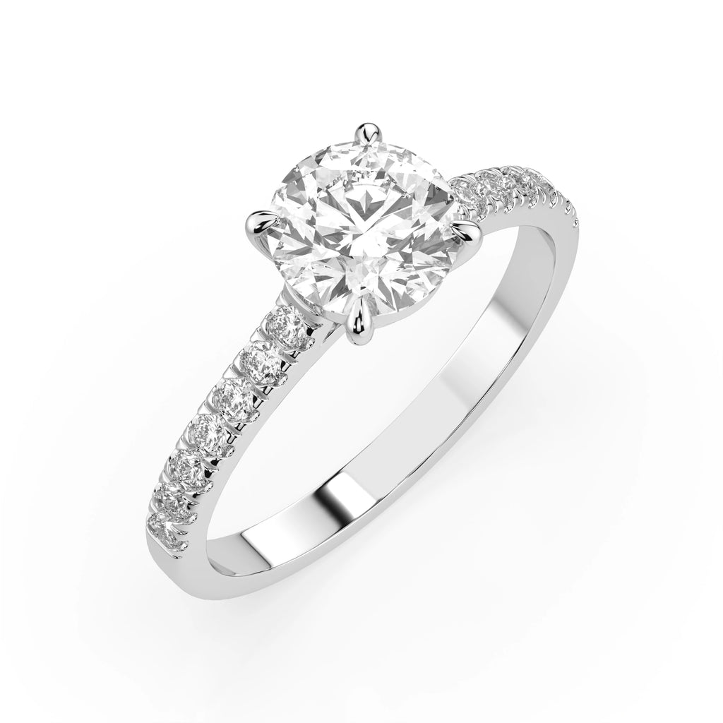 Solitaire Eternity Ring (Round), 1.0 ct — 101-10094(6.5)