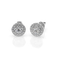 Illusion Earring (Round), 0.12 ct — 102-10018(2.5)