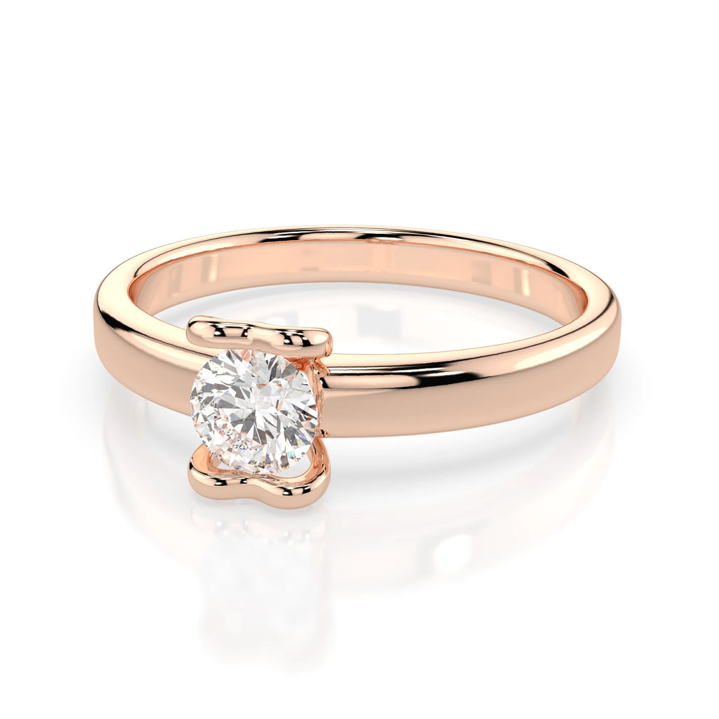 Solitaire Ring (Round), 0.3 ct — 101-10013(4.2)