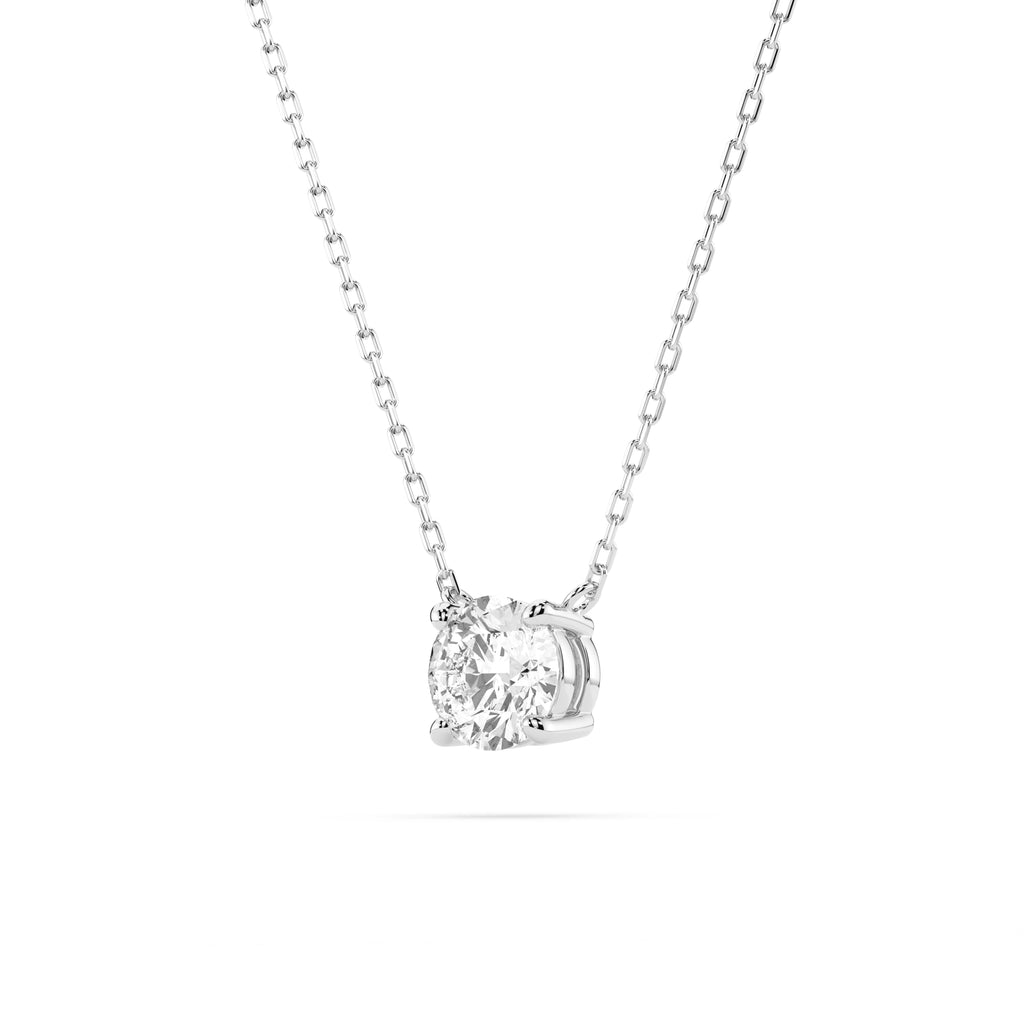 Solitaire Necklace (Round), 0.5 ct — 104-10040(5.1)