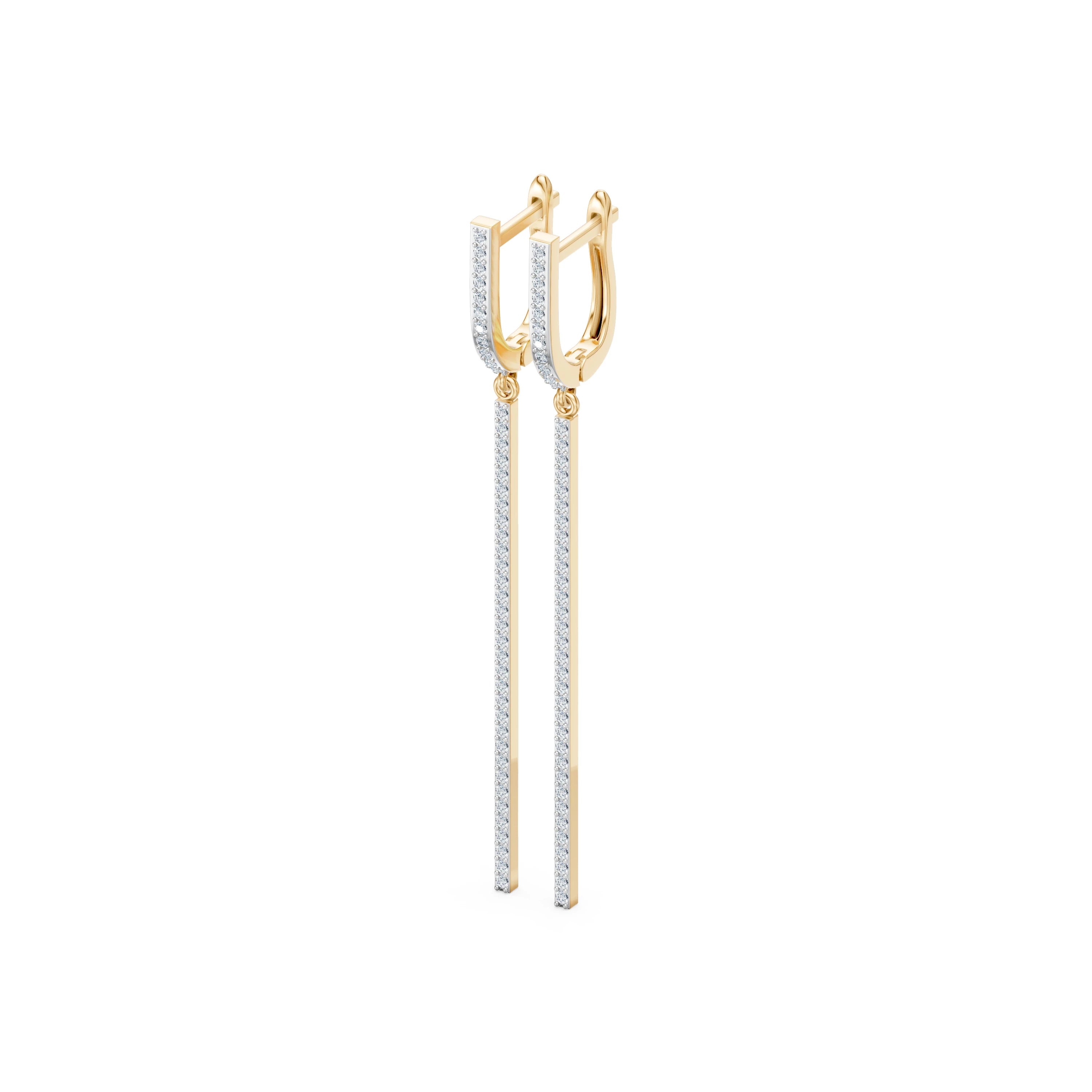 Minimalism Earring, 0.37 ct — 102-10129/4