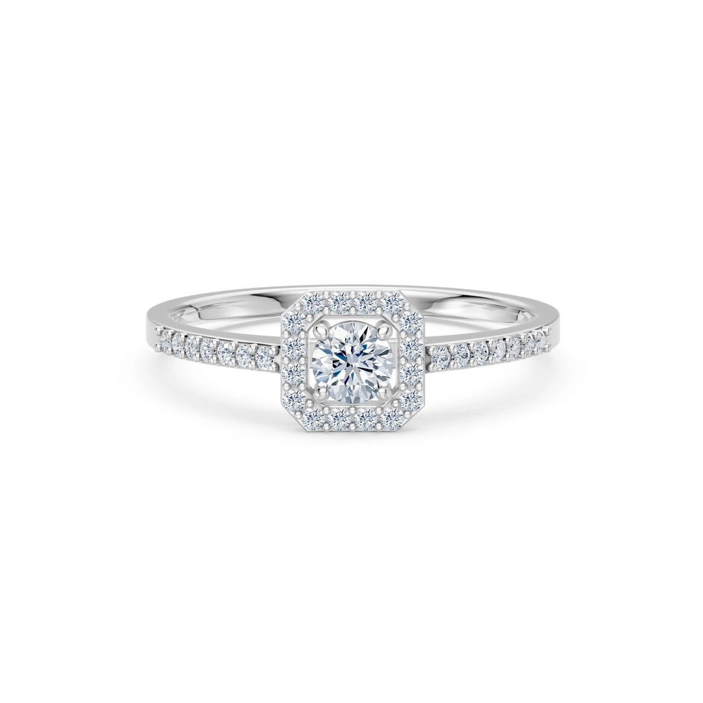 Solitaire Eternity Ring, 0.2 ct — 101-10118/2(3.7)