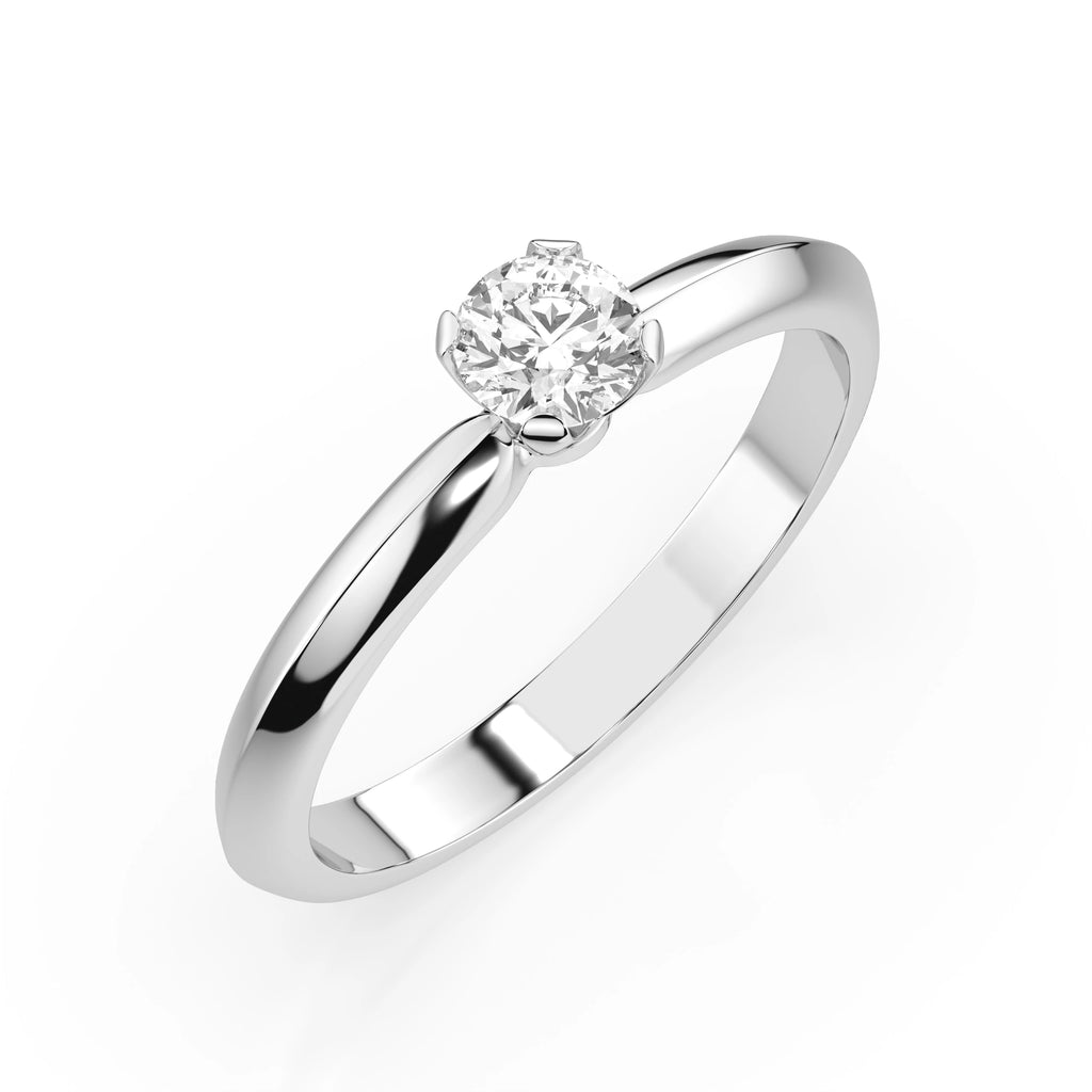 Solitaire Ring (Round), 0.25 ct — 101-10089(4.0)
