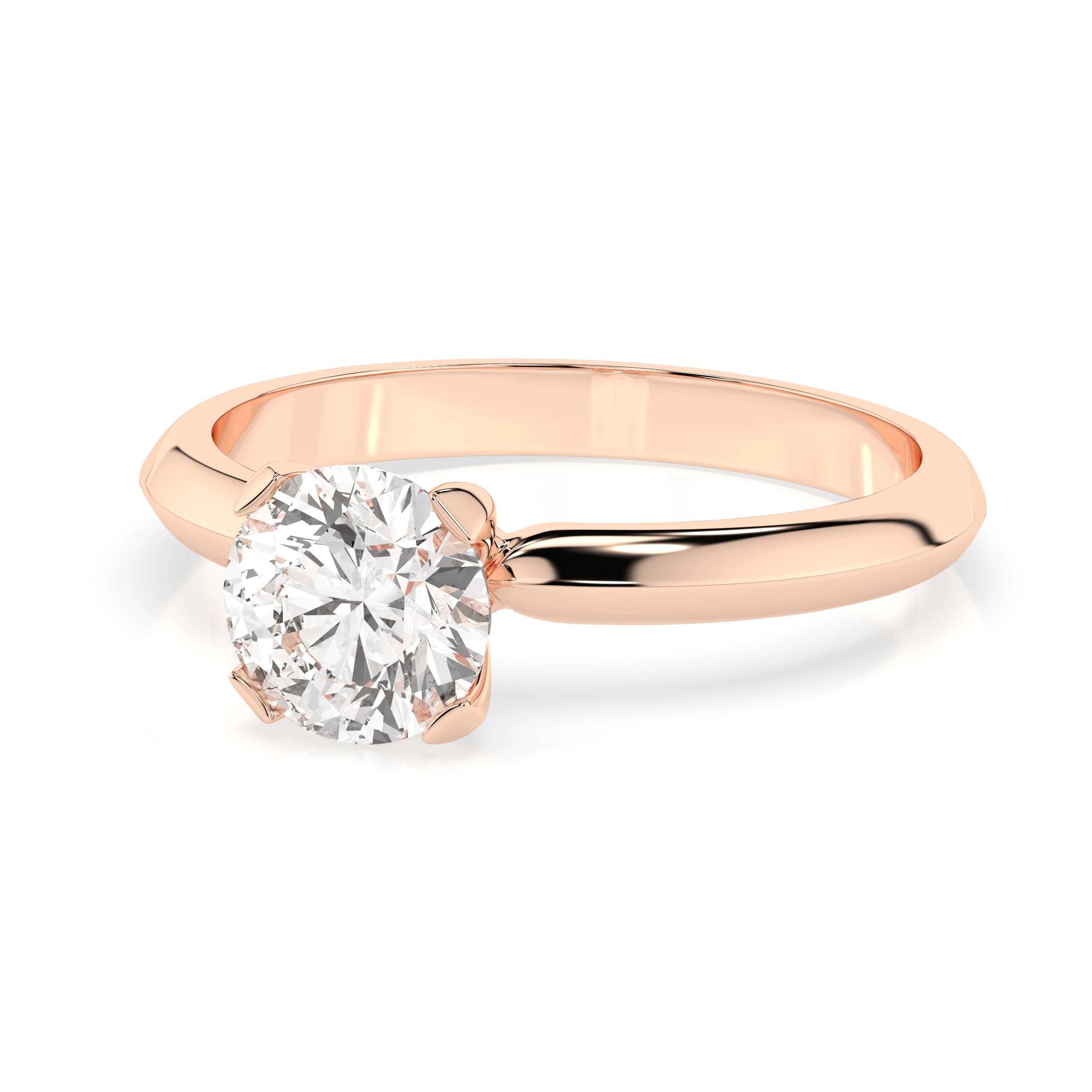 Solitaire Ring (Round), 0.7 ct — 101-10089(5.7)