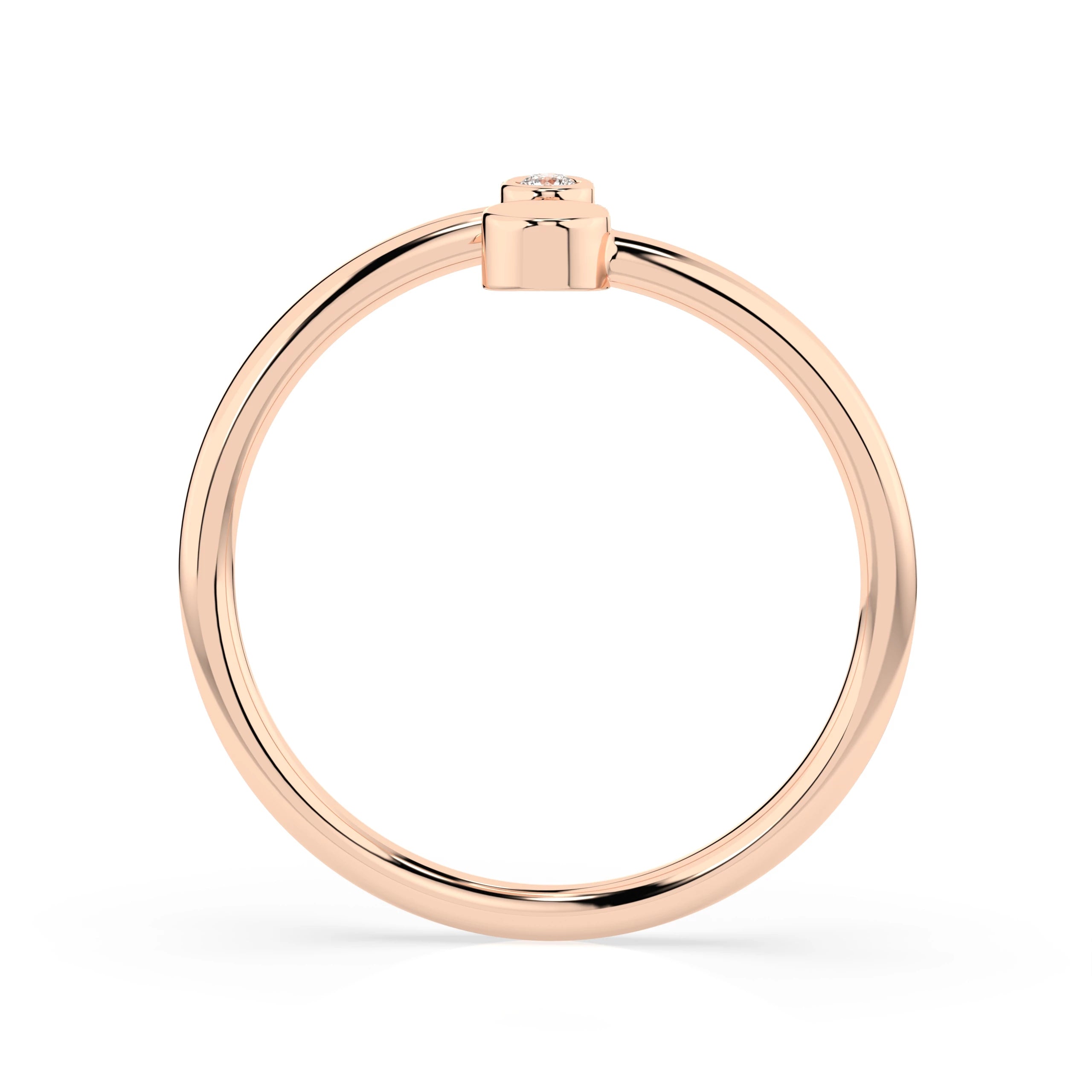 Minimalism Ring (Round), 0.02 ct — 101-10071