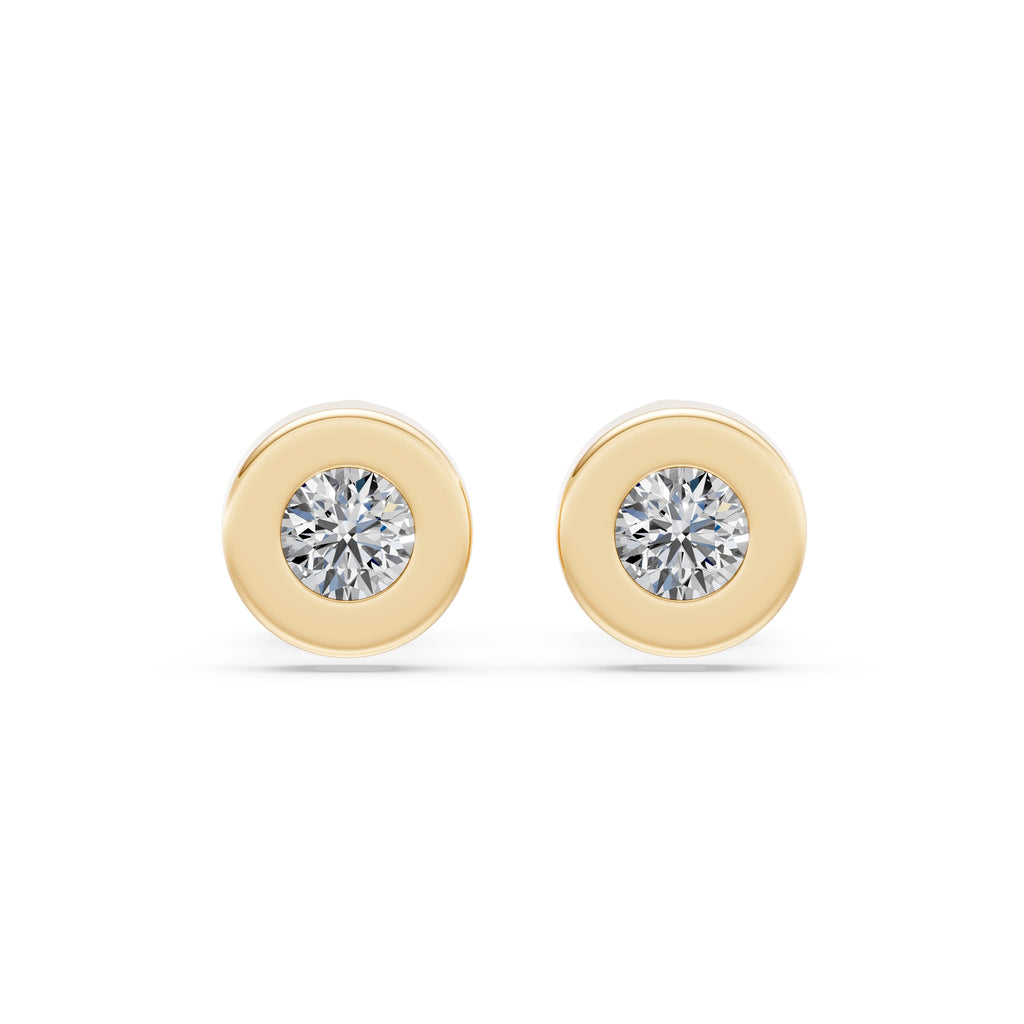 Solitaire Butterfly Earring, 0.4 ct — 102-10050(3.7)