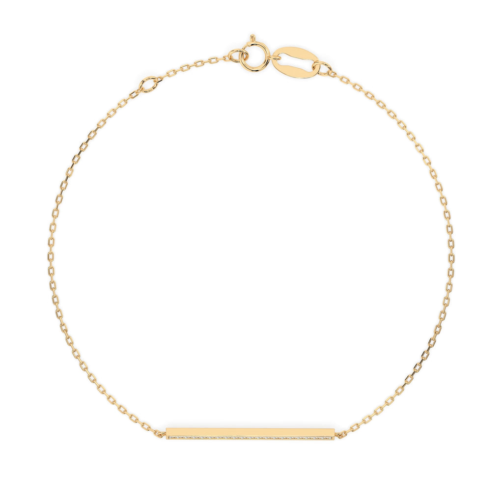 Minimalism Bracelet (Round), 0.1 ct — 105-10017
