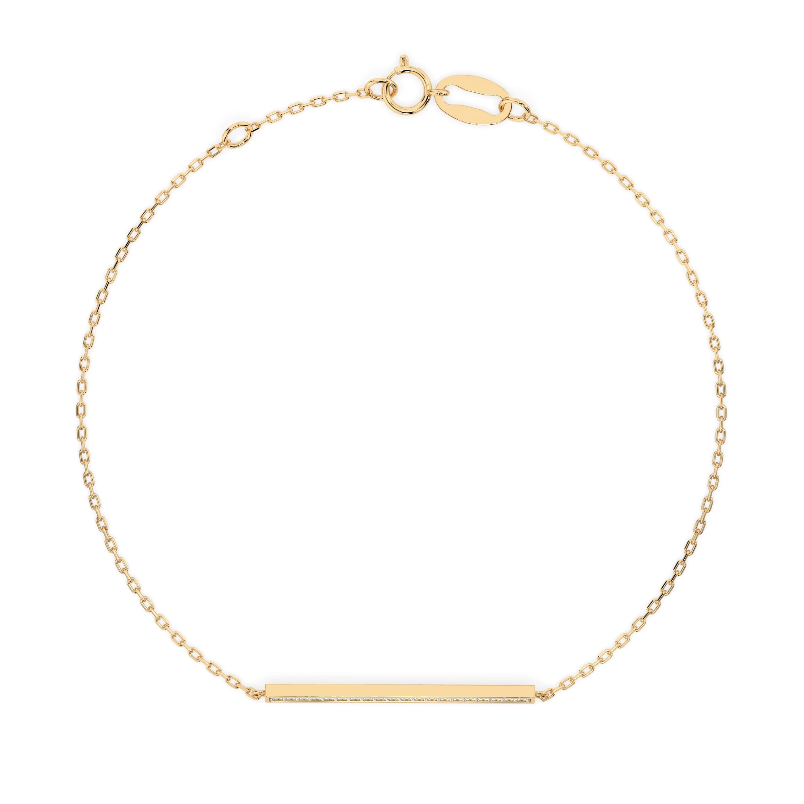 Minimalism Bracelet (Round), 0.1 ct — 105-10017