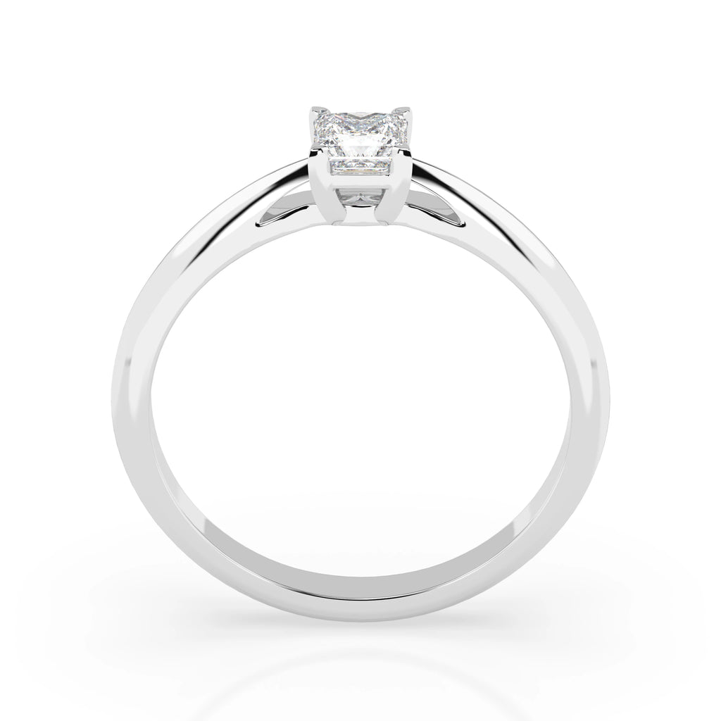 Solitaire Ring (Princess), 0.3 ct — 101-10190(0.30)PR