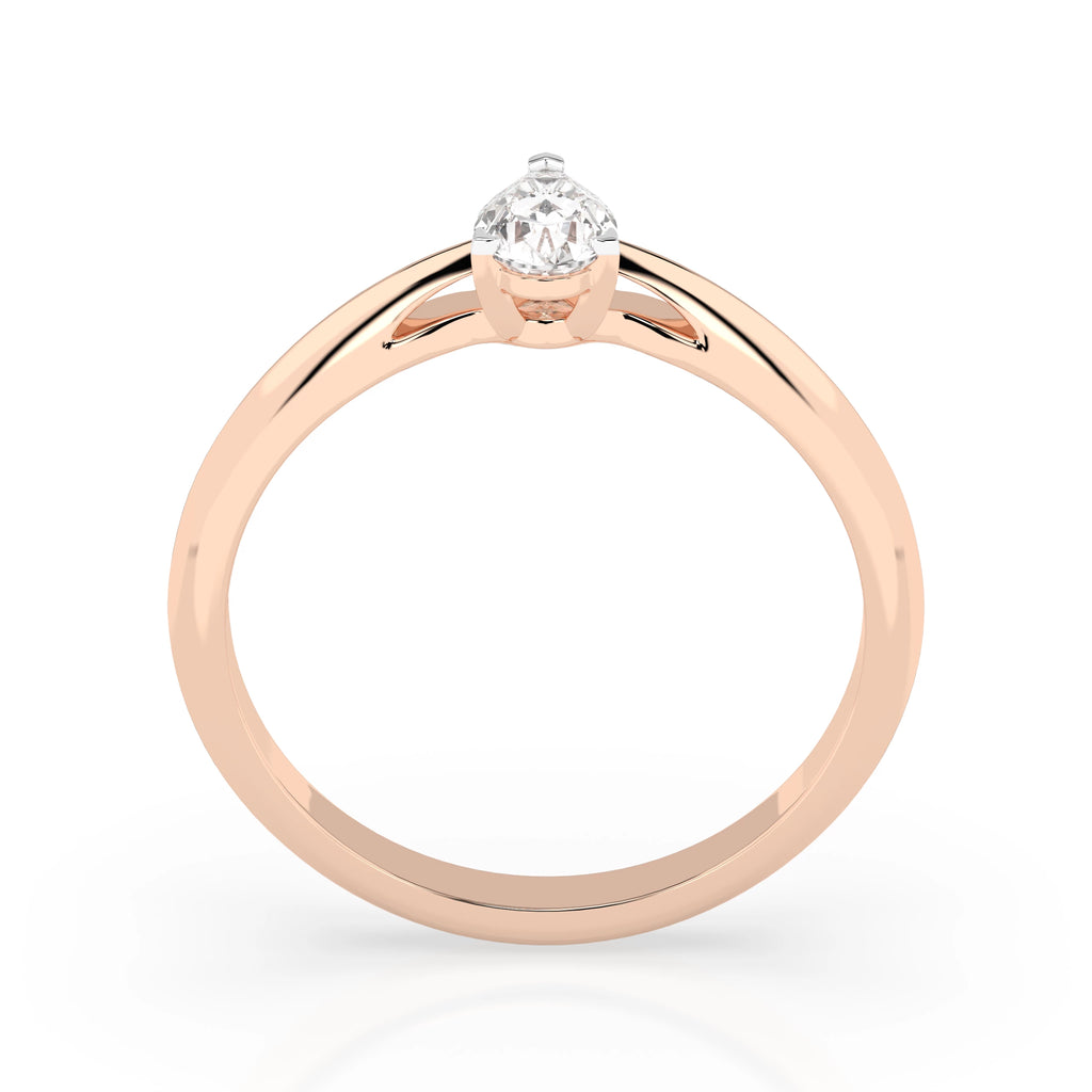Solitaire Ring (Pear), 0.3 ct — 101-10190(0.30)PAR