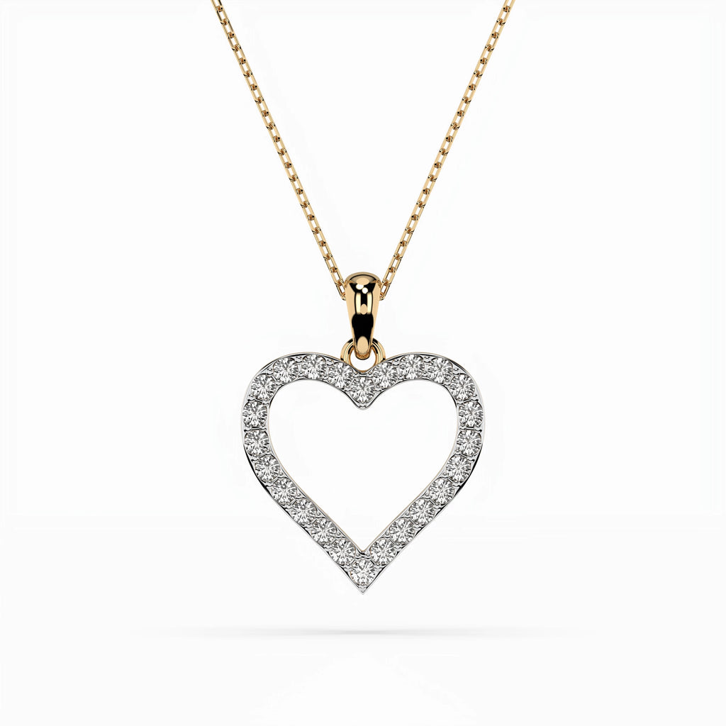 Minimalism Necklace (Round), 0.31 ct — 104-10060
