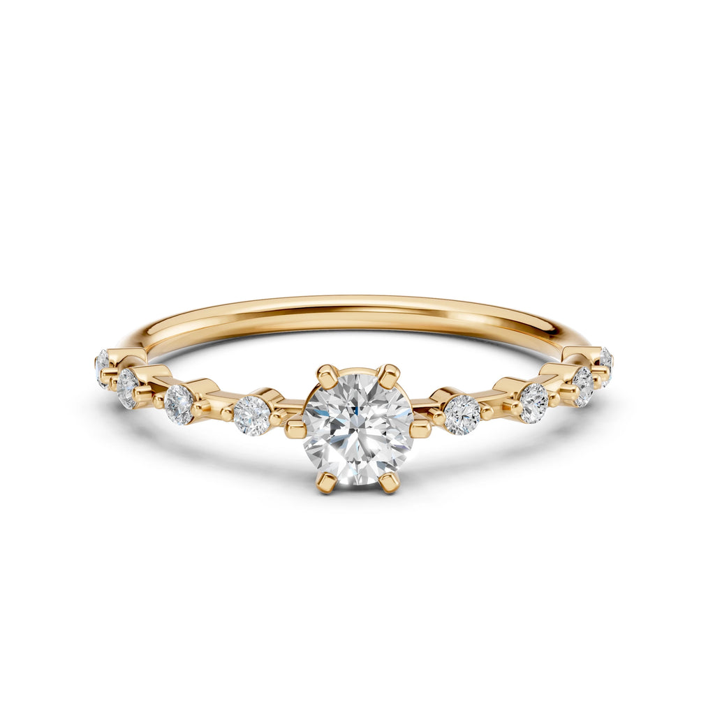 Solitaire Eternity Ring (Round), 0.4 ct — 101-10144(4.7)