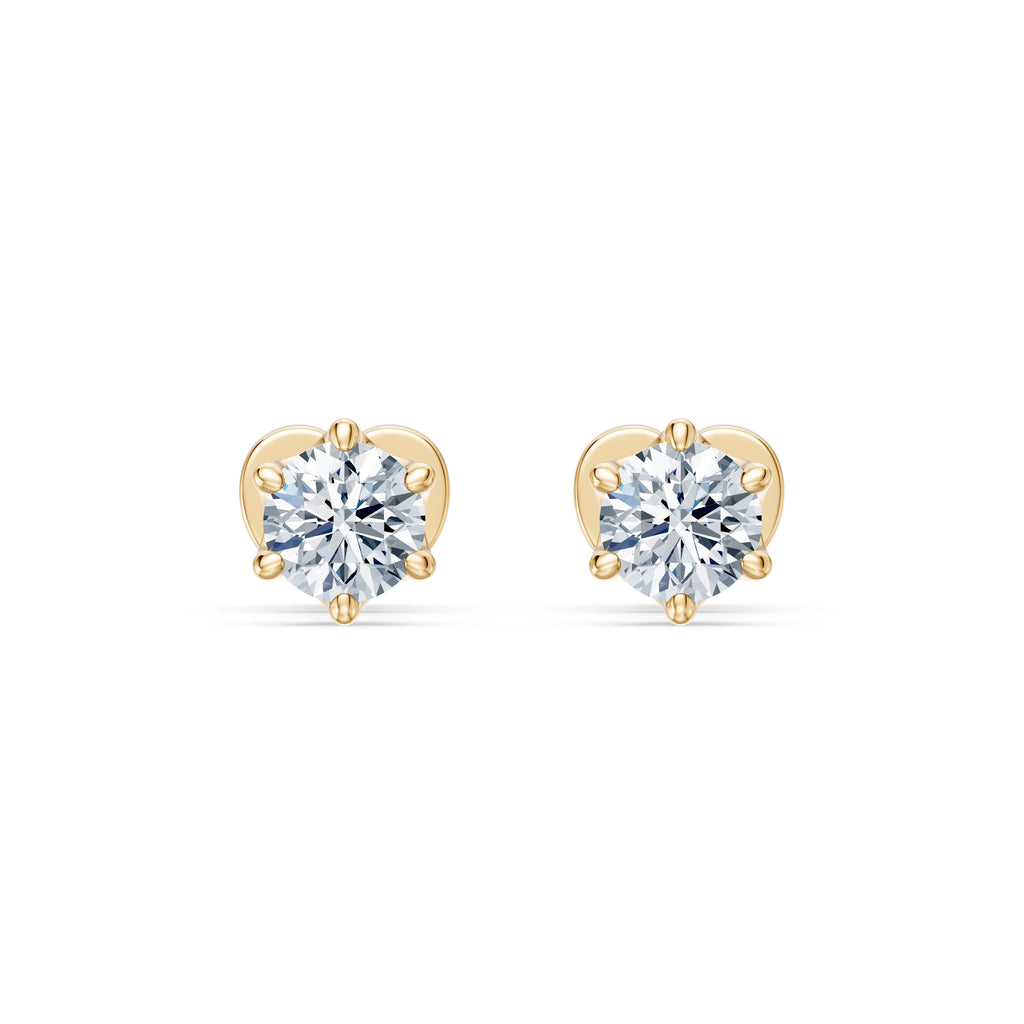 Solitaire Butterfly Earring, 0.5 ct — 102-10040/1(4.0)