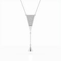 Minimalism Necklace (Round), 0.22 ct — 104-10018