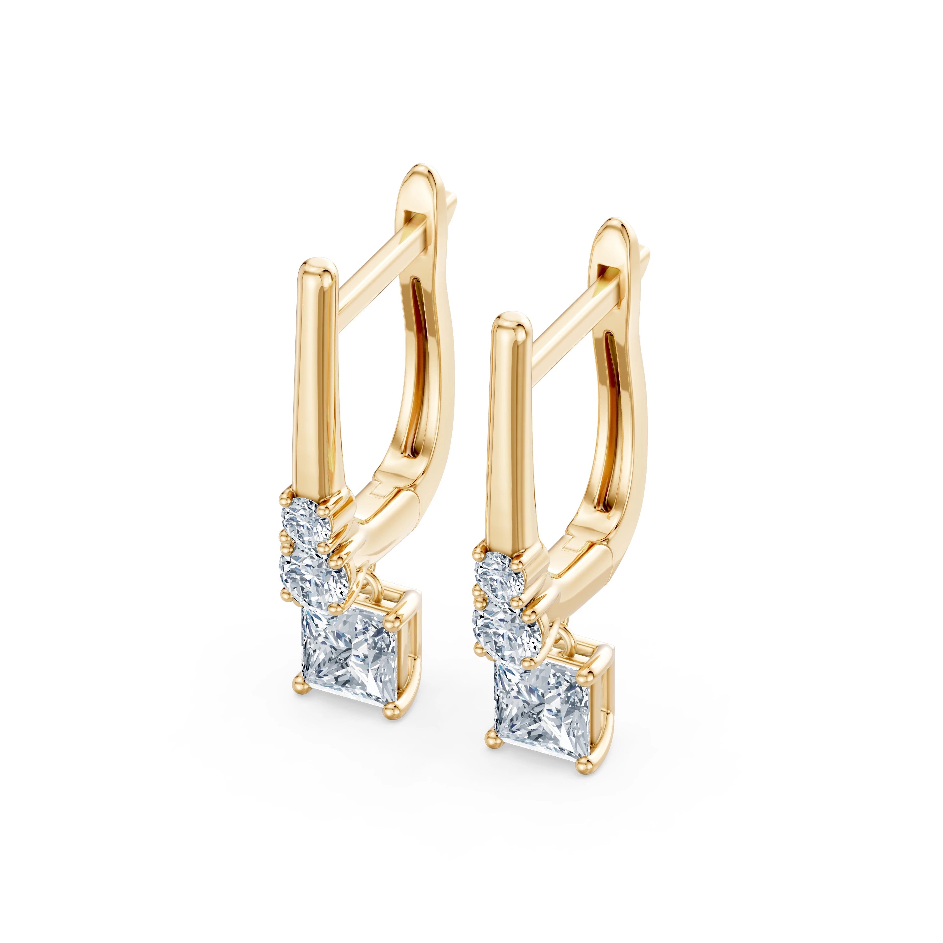 Solitaire Eternity Earring, 0.6 ct — 102-10143(0.30)PR