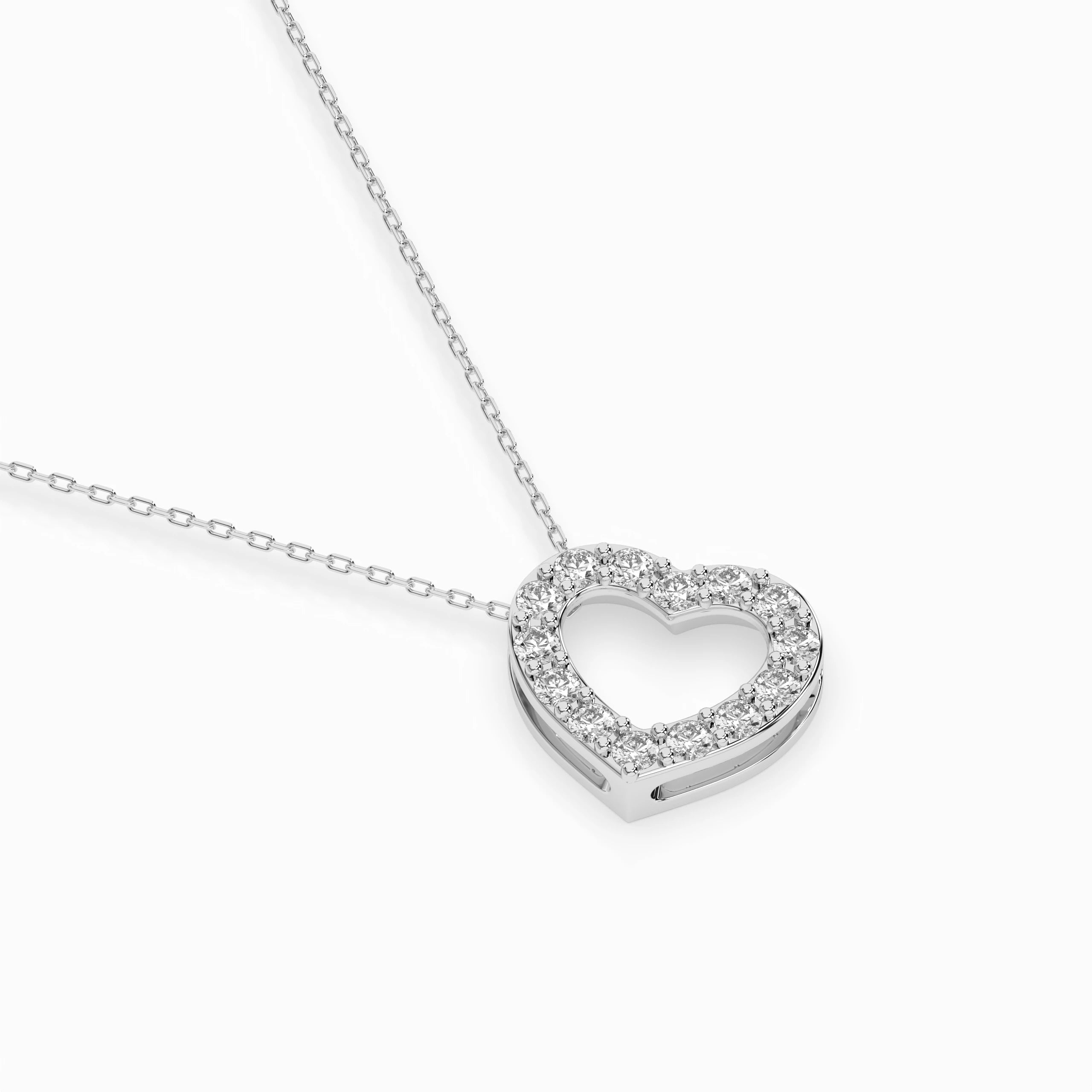 Minimalism Necklace (Round), 0.35 ct — 104-10061