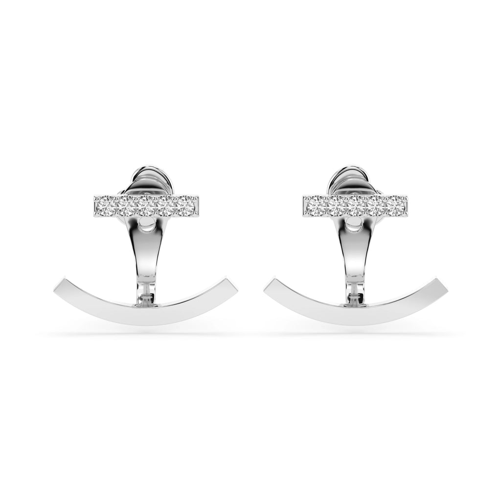 Minimalism Earring (Round), 0.15 ct — 102-10084