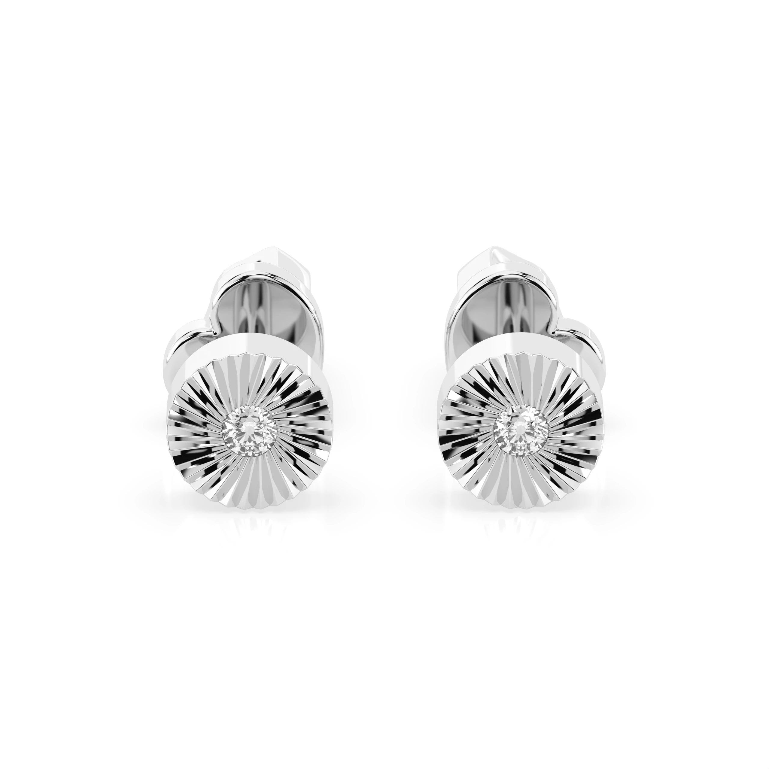 Minimalism Earring (Round), 0.04 ct — 102-10049