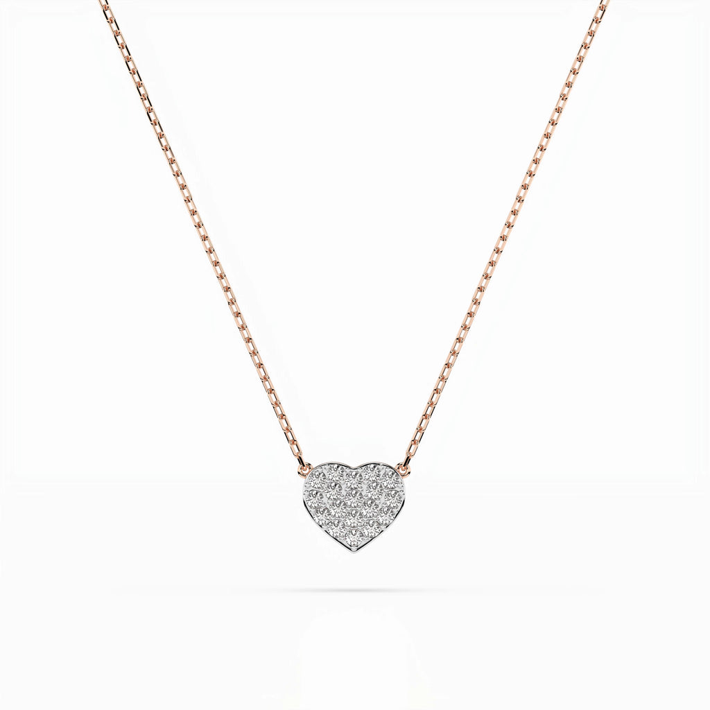 Illusion Necklace (Round), 0.09 ct — 104-10059