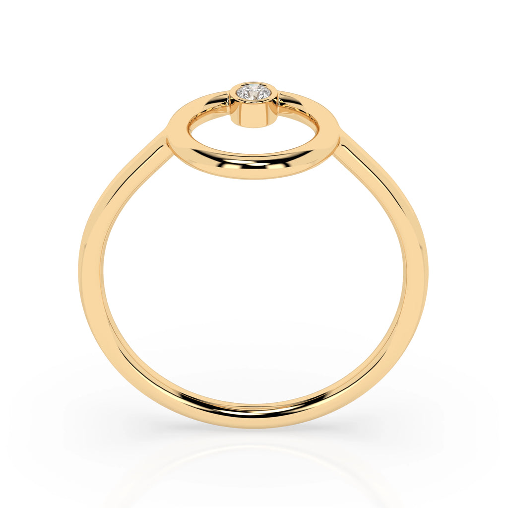 Minimalism Ring (Round), 0.03 ct — 101-10170
