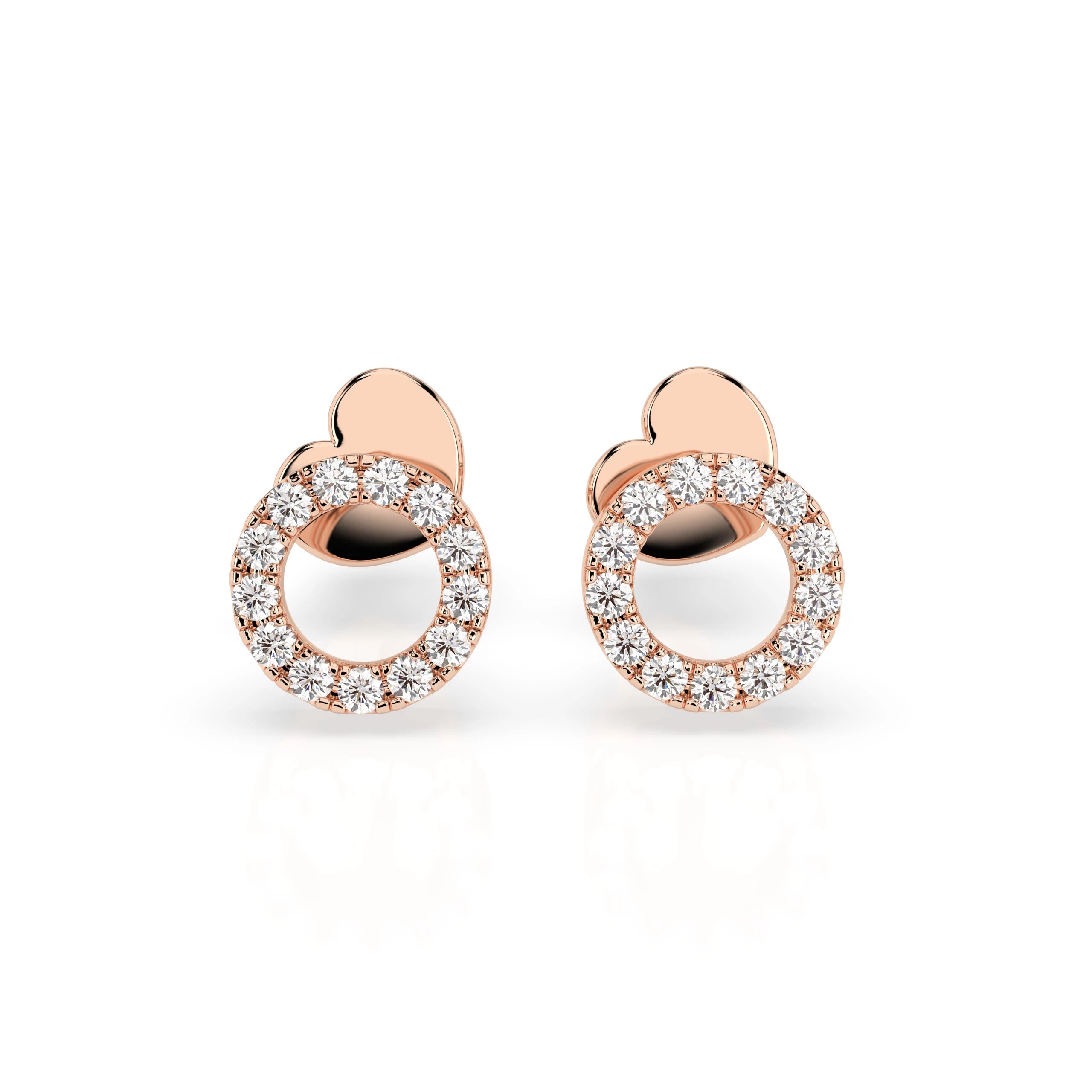 Minimalism Earring (Round), 0.16 ct — 102-10055