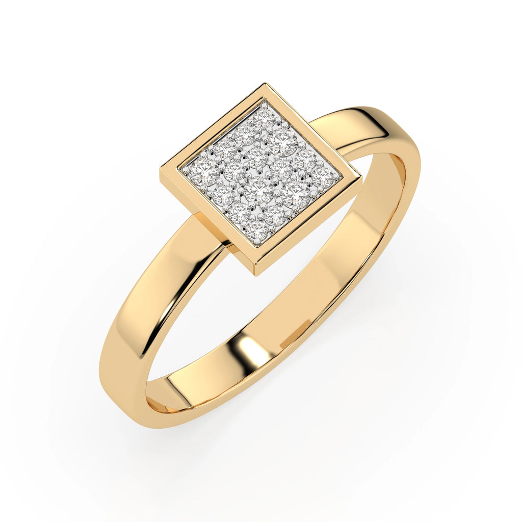 Illusion Ring (Round), 0.07 ct — 101-10059