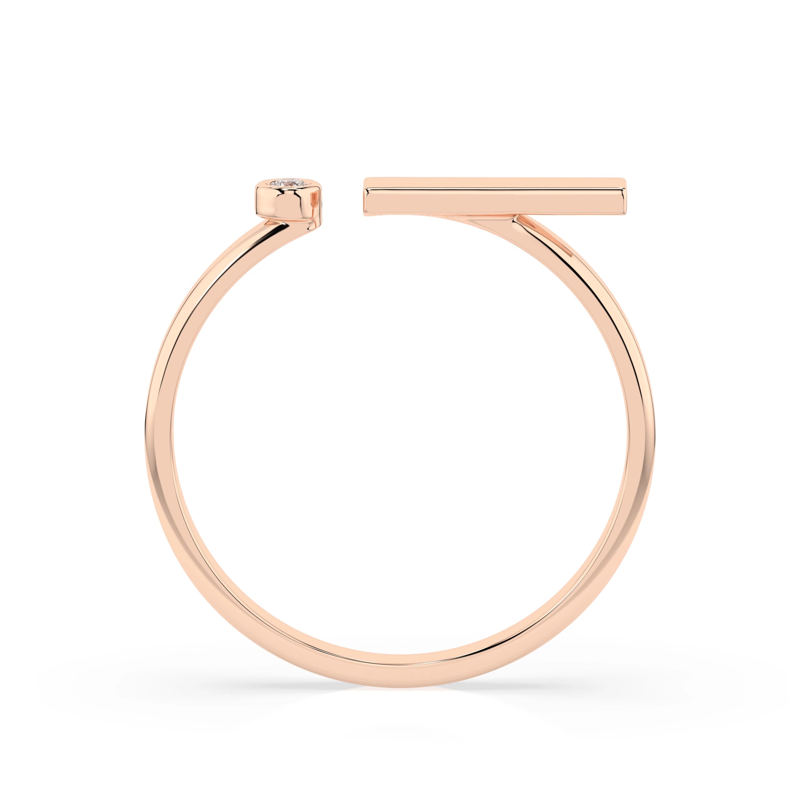 Minimalism Ring (Round), 0.02 ct — 101-10066