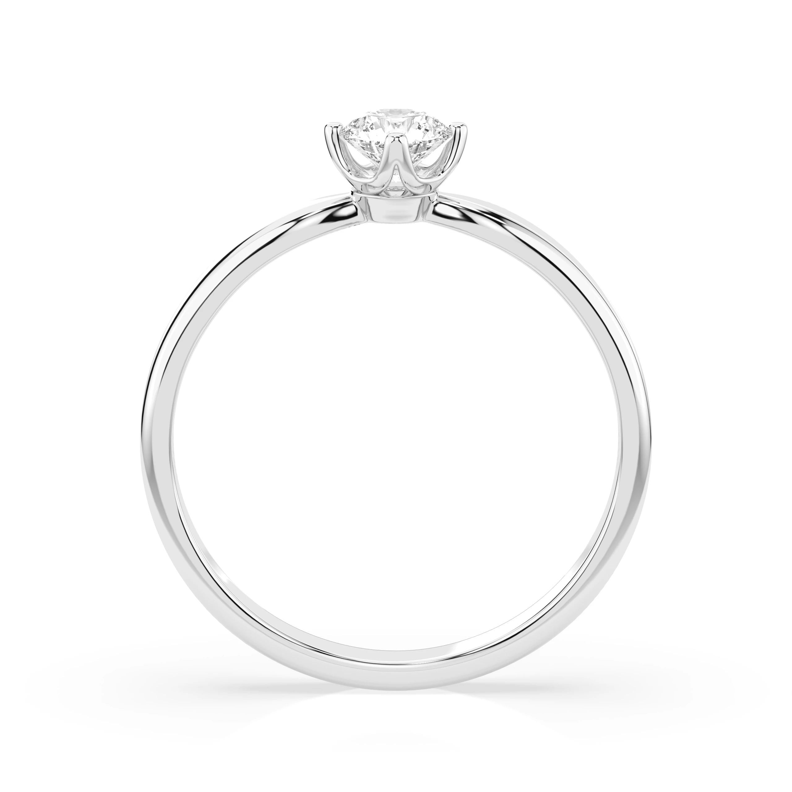 Solitaire Ring (Round), 0.25 ct — 101-10041(4.0)