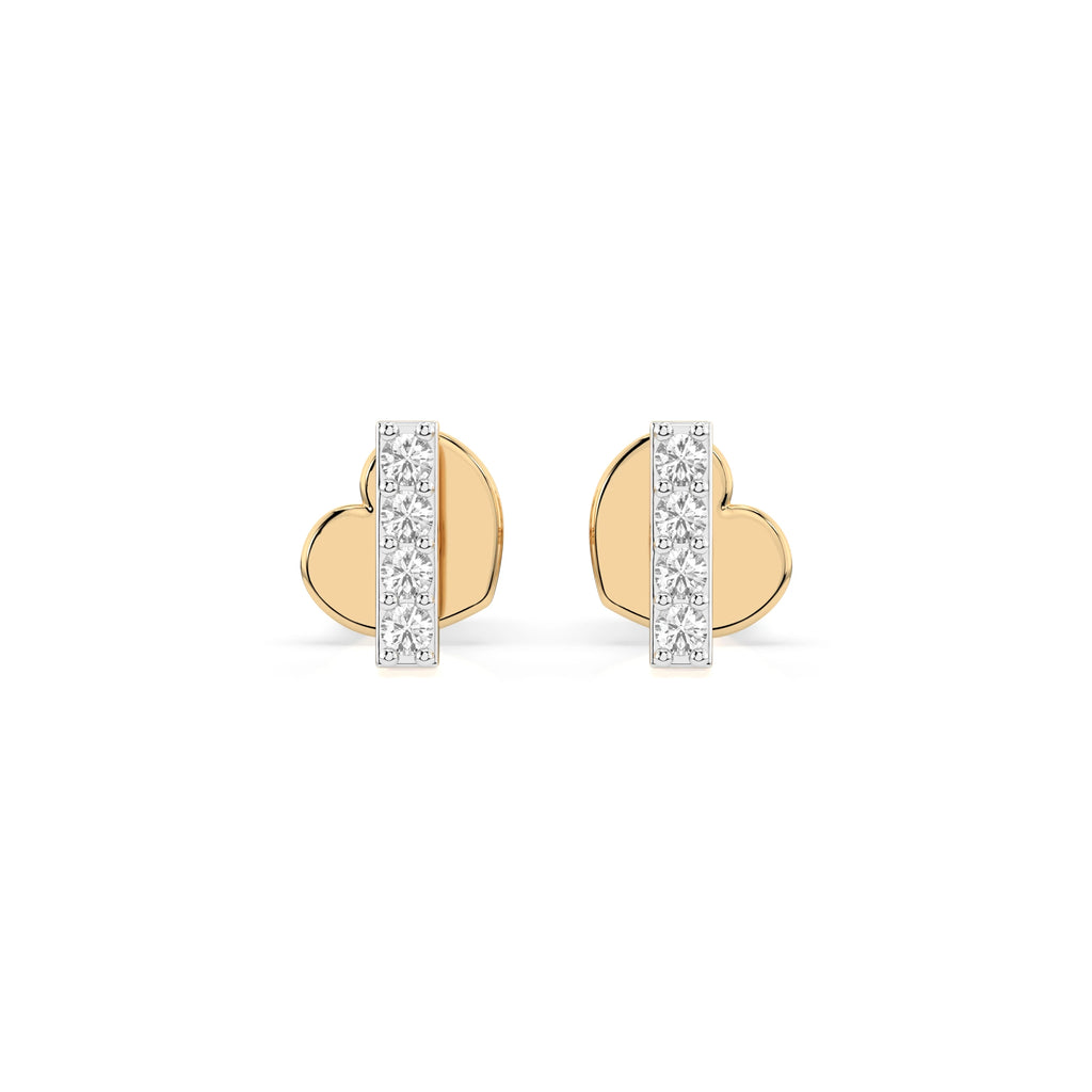 Minimalism Earring (Round), 0.08 ct — 102-10069