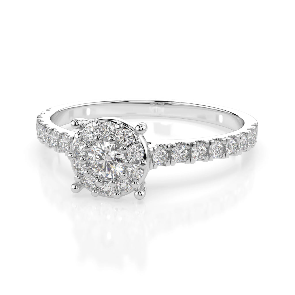 Solitaire Eternity Ring (Round), 0.15 ct — 101-10017(3.4)