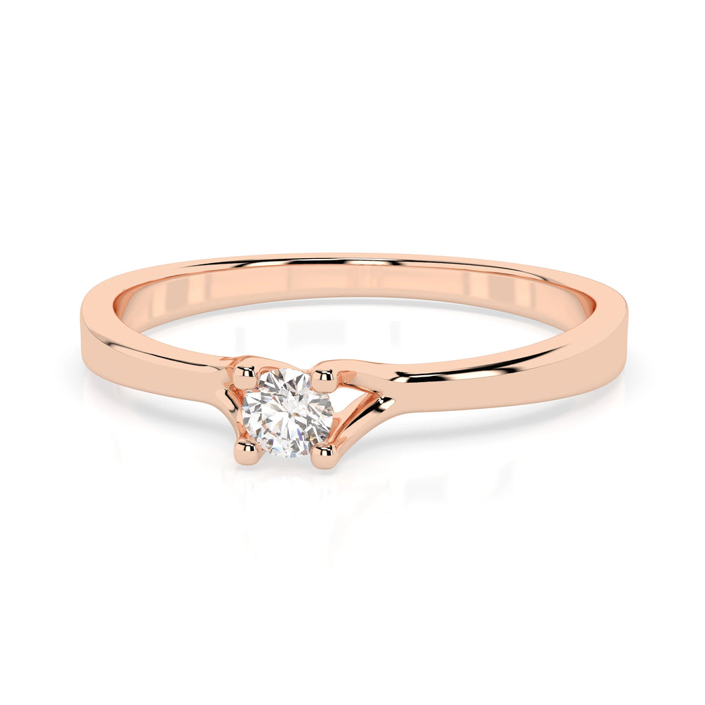 Solitaire Ring (Round), 0.06 ct — 101-10033(2.5)