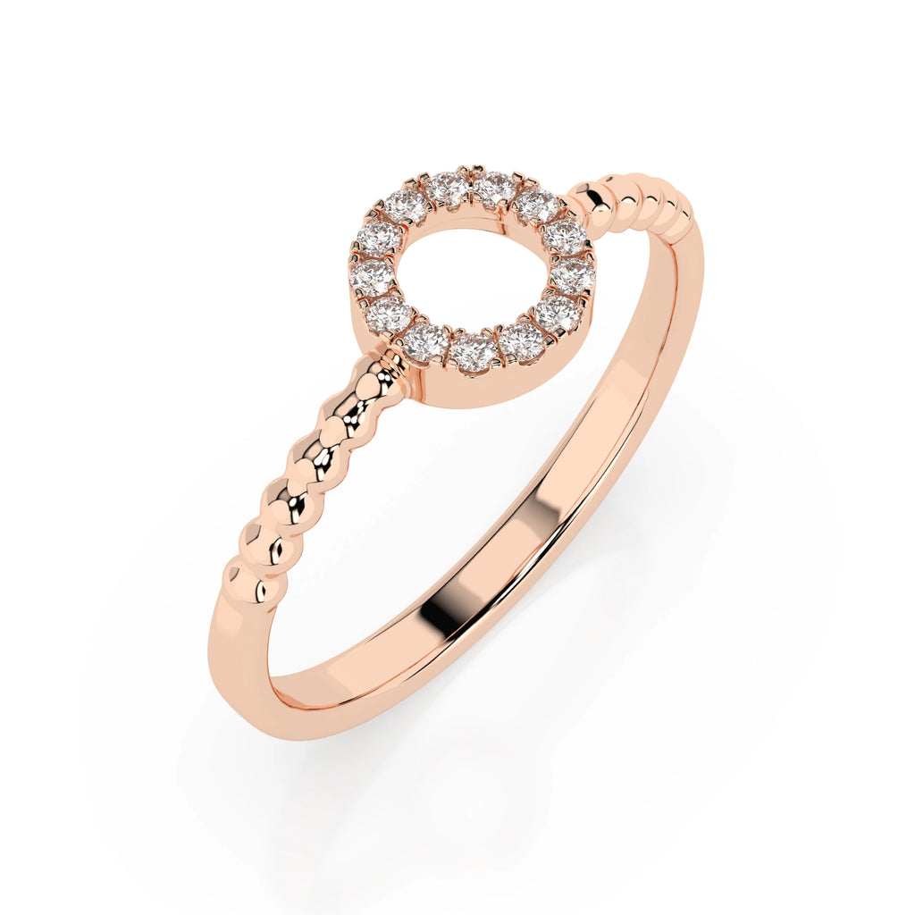 Minimalism Ring (Round), 0.08 ct — 101-10055