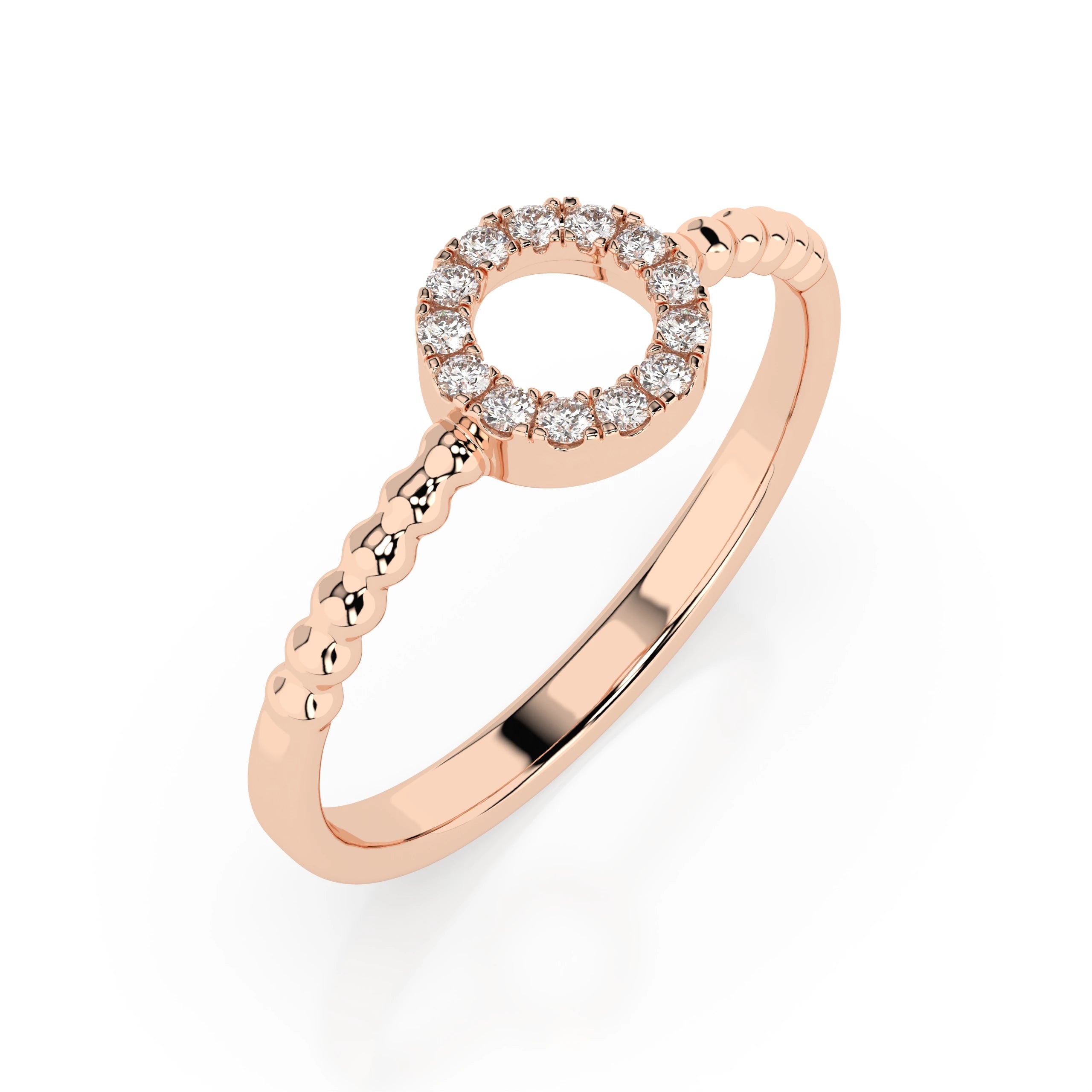 Minimalism Ring (Round), 0.08 ct — 101-10055