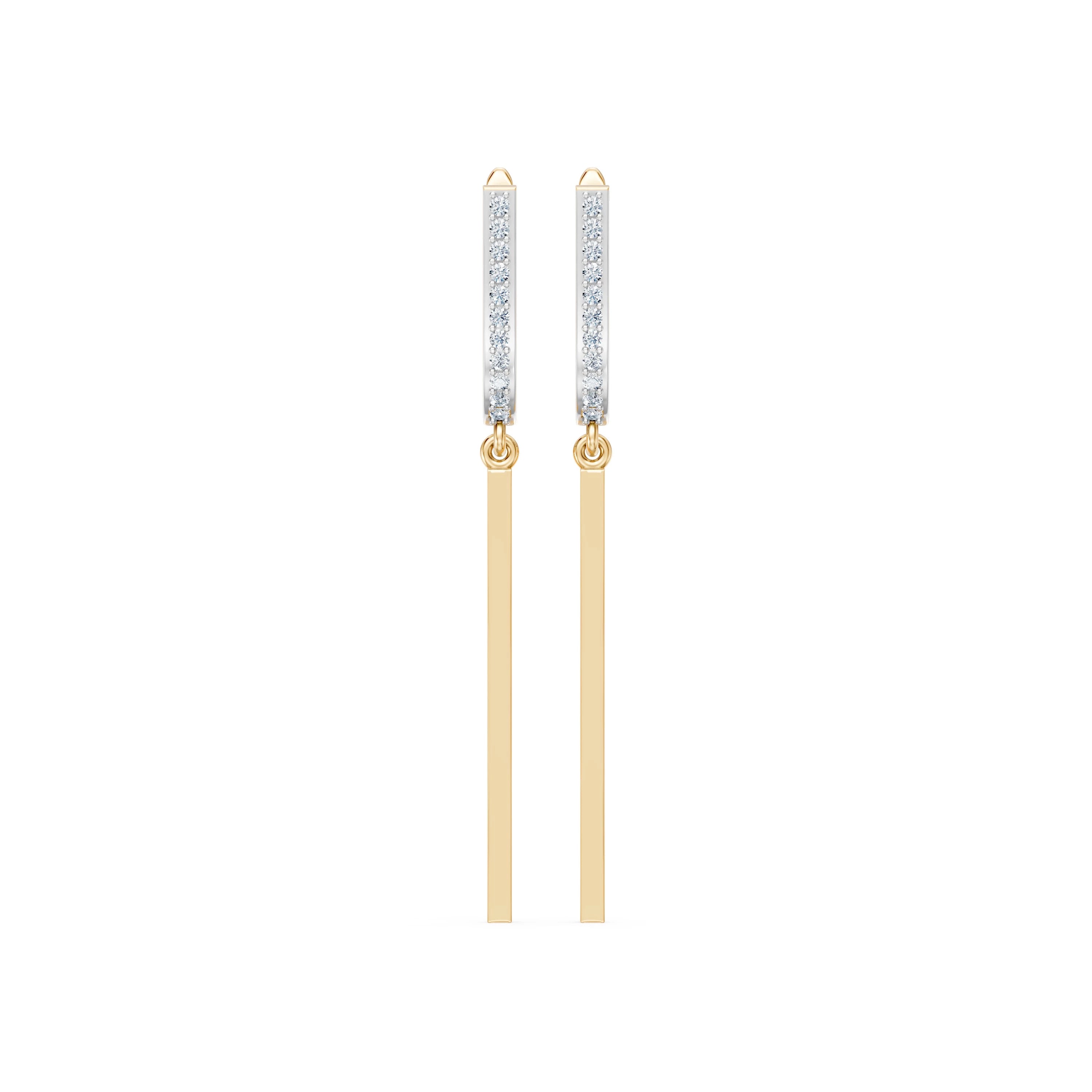 Minimalism Earring, 0.13 ct — 102-10129/3