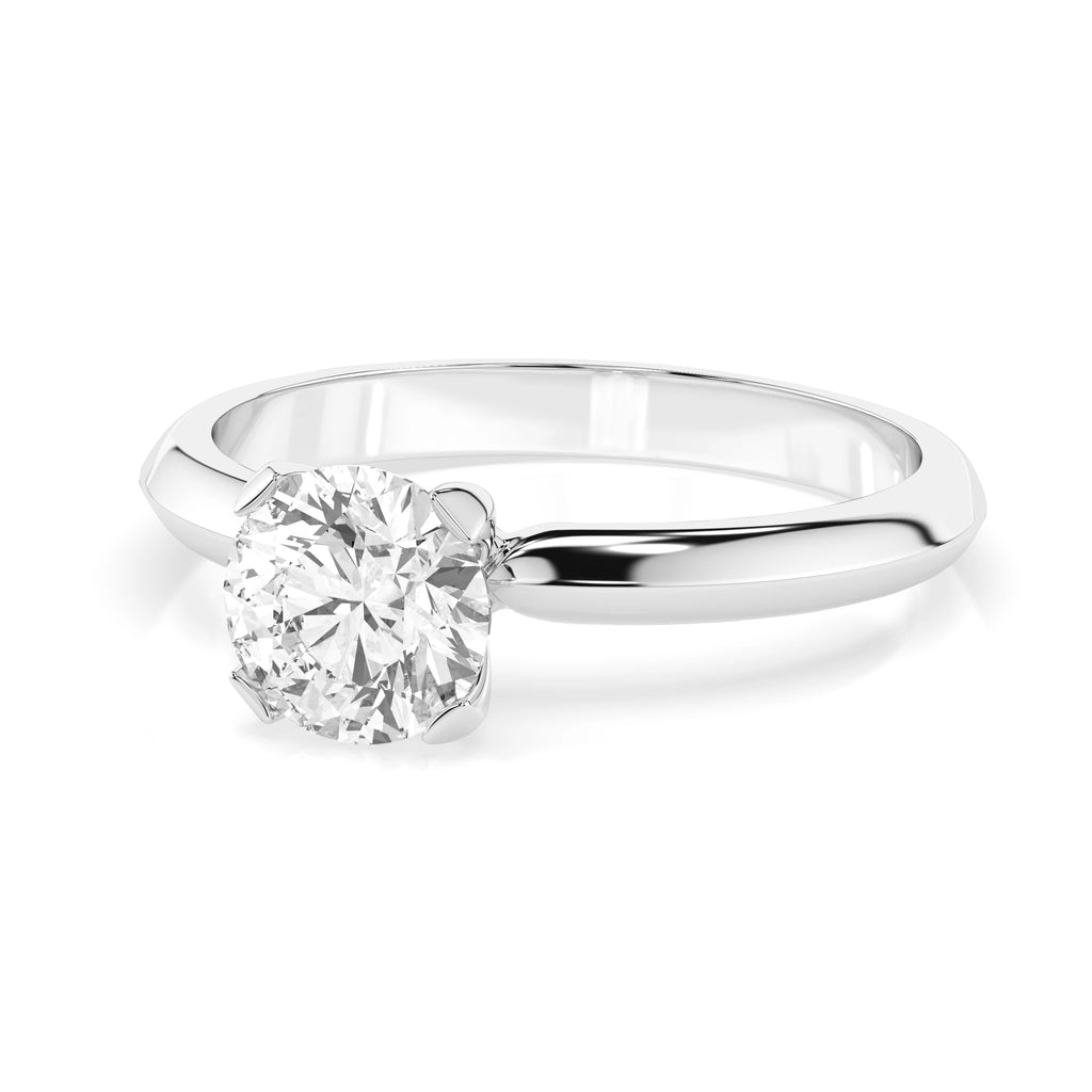 Solitaire Ring (Round), 1.0 ct — 101-10089(6.5)