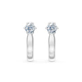 Solitaire English Lock Earring, 0.5 ct — 102-10040(4.0)