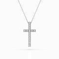 Minimalism Necklace (Round), 0.2 ct — 104-10025