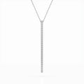 Minimalism Necklace (Round), 0.14 ct — 104-10050