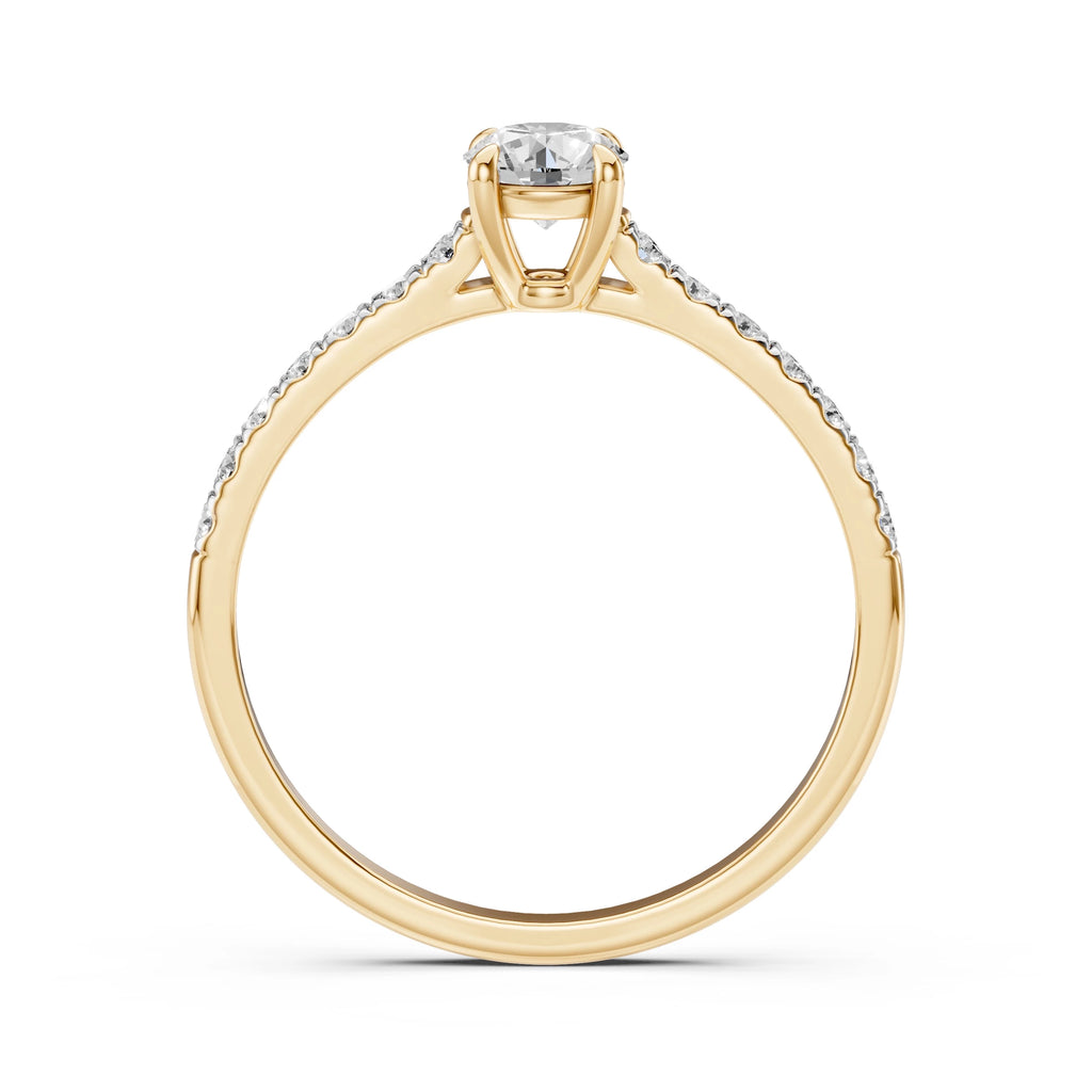 Solitaire Eternity Ring (Round), 0.4 ct — 101-10094(4.7)