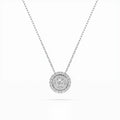 Illusion Necklace (Round), 0.09 ct — 104-10043