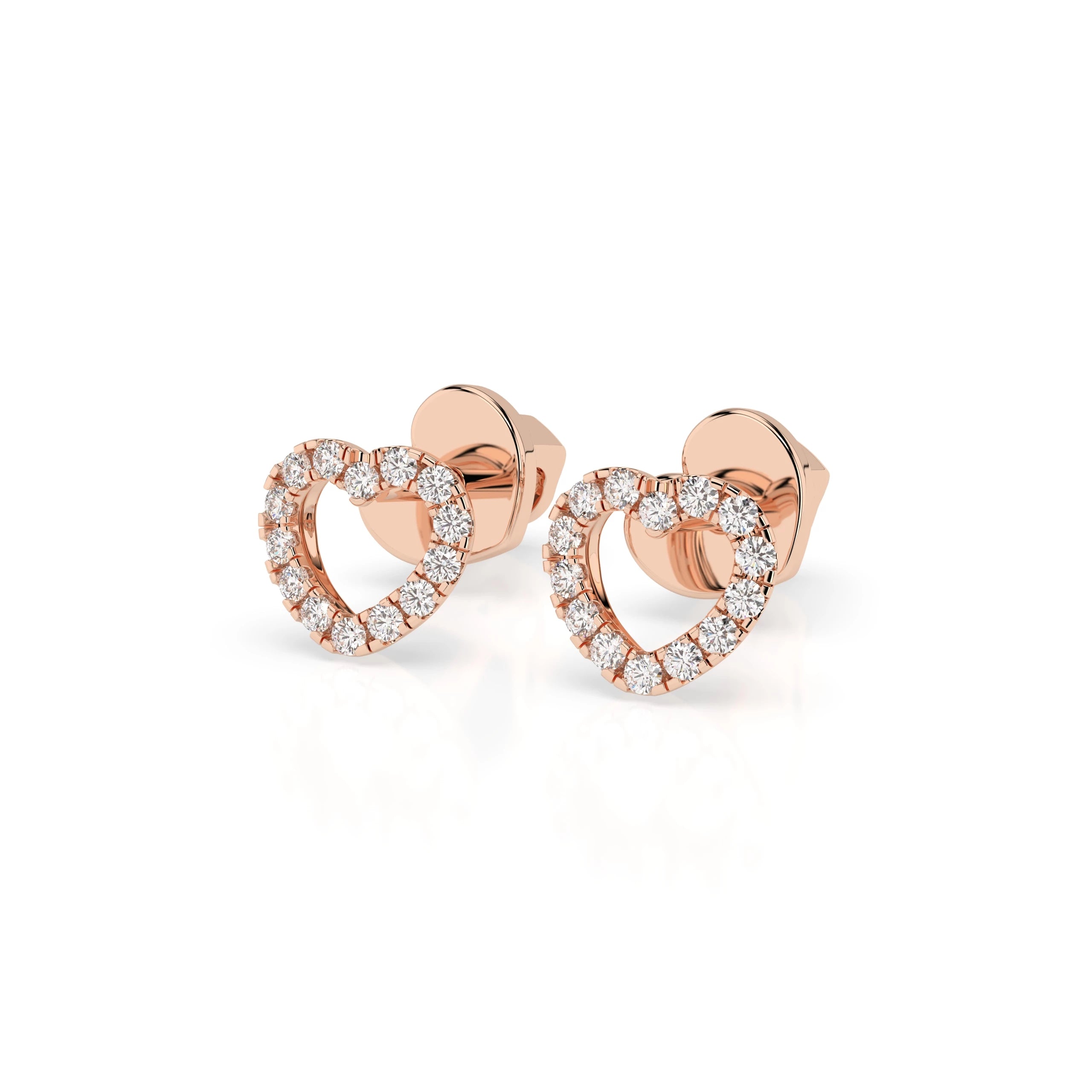 Minimalism Earring (Round), 0.14 ct — 102-10028