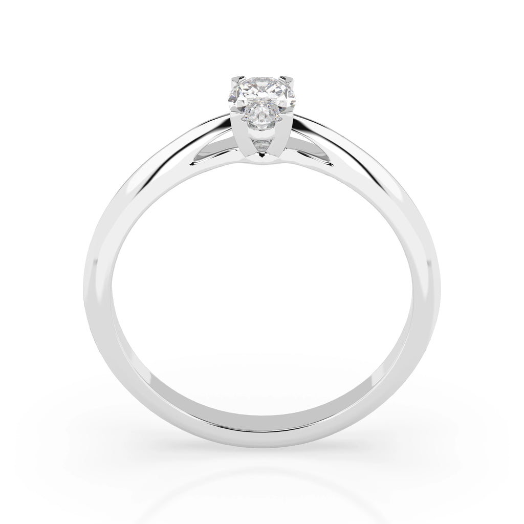 Solitaire Ring (Oval), 0.3 ct — 101-10190(0.30)OV