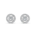 Illusion Earring (Round), 0.06 ct — 102-10018(2.0)