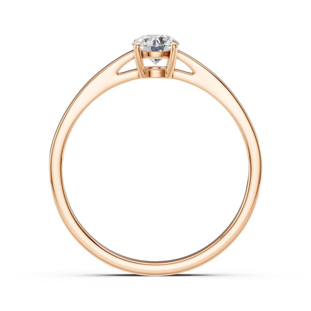 Solitaire Ring (Round), 0.4 ct — 101-10012/1(4.7)