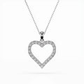 Minimalism Necklace (Round), 0.31 ct — 104-10060